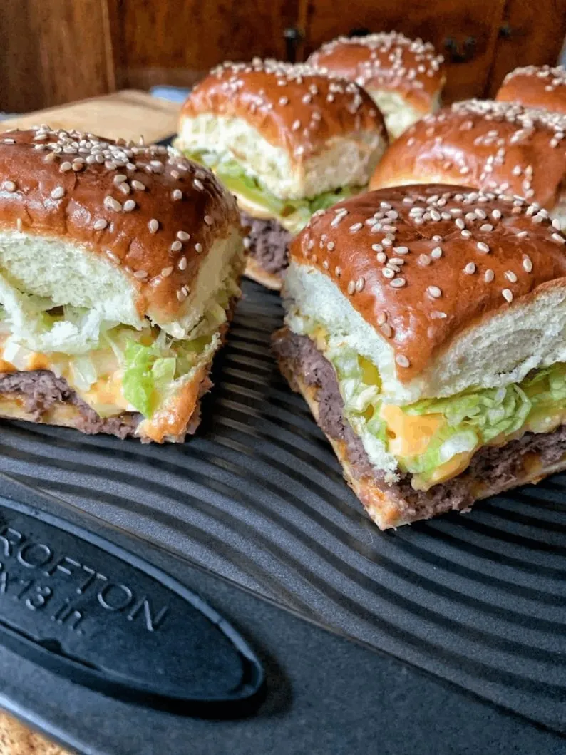Mini Big Mac Cheeseburgers